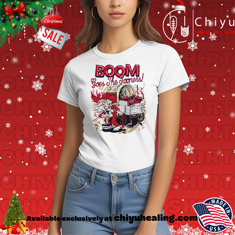 Oklahoma Sooners vs Ole Miss Rebels boom goes the sooners shirt, Hoodie, Sweatshirt, Poster Canvas, Mug, Ornaments