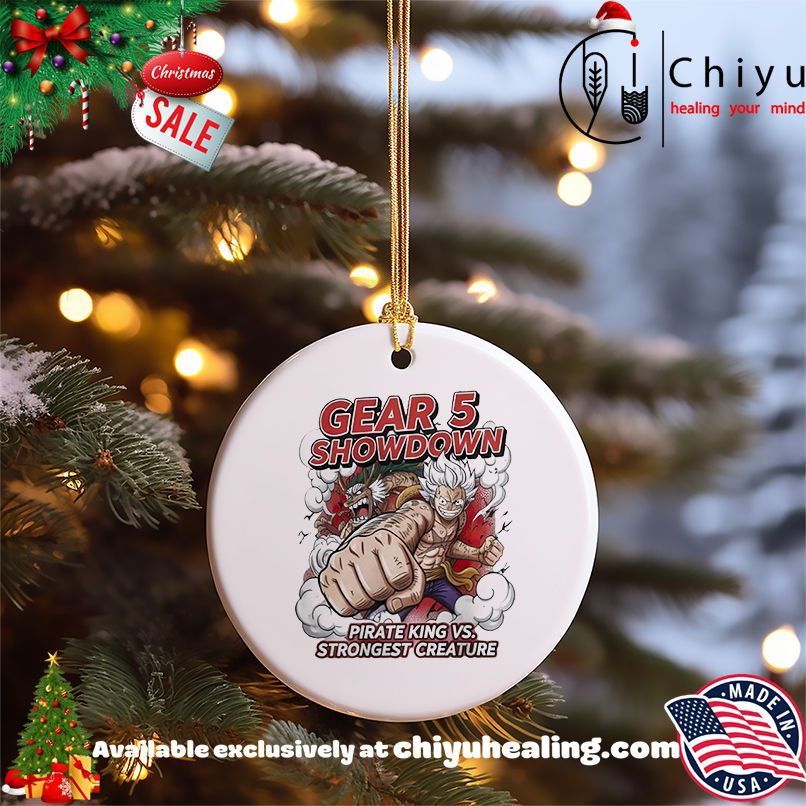 One Piece Gear 5 Showdown Luffy Vs Kaido Pirate King vs Strongest Creature Anime shirt, Hoodie, Sweatshirt, Poster Canvas, Mug, Ornaments