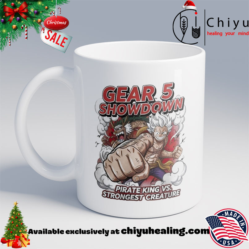 One Piece Gear 5 Showdown Luffy Vs Kaido Pirate King vs Strongest Creature Anime shirt, Hoodie, Sweatshirt, Poster Canvas, Mug, Ornaments