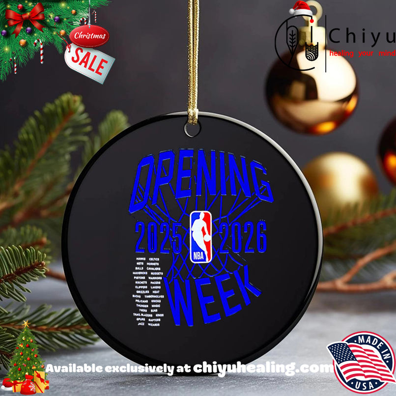 Opening Week 2025-2026 NBA logo shirt, Hoodie, Sweatshirt, Poster Canvas, Mug, Ornaments