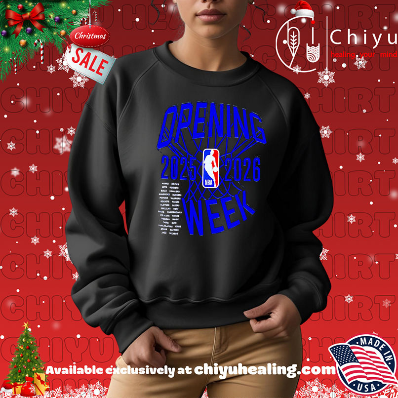 Opening Week 2025-2026 NBA logo shirt Opening Week 2025-2026 NBA logo shirt