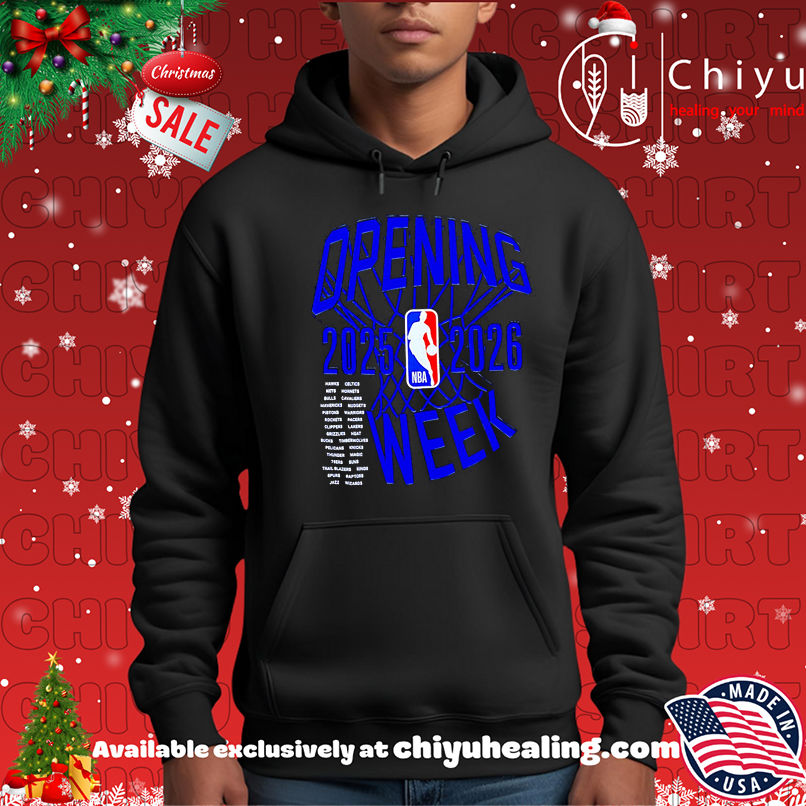 Opening Week 2025-2026 NBA logo shirt Opening Week 2025-2026 NBA logo shirt