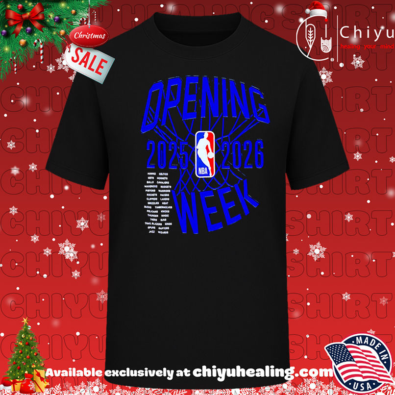 Opening Week 2025-2026 NBA logo shirt, Hoodie, Sweatshirt, Poster Canvas, Mug, Ornaments