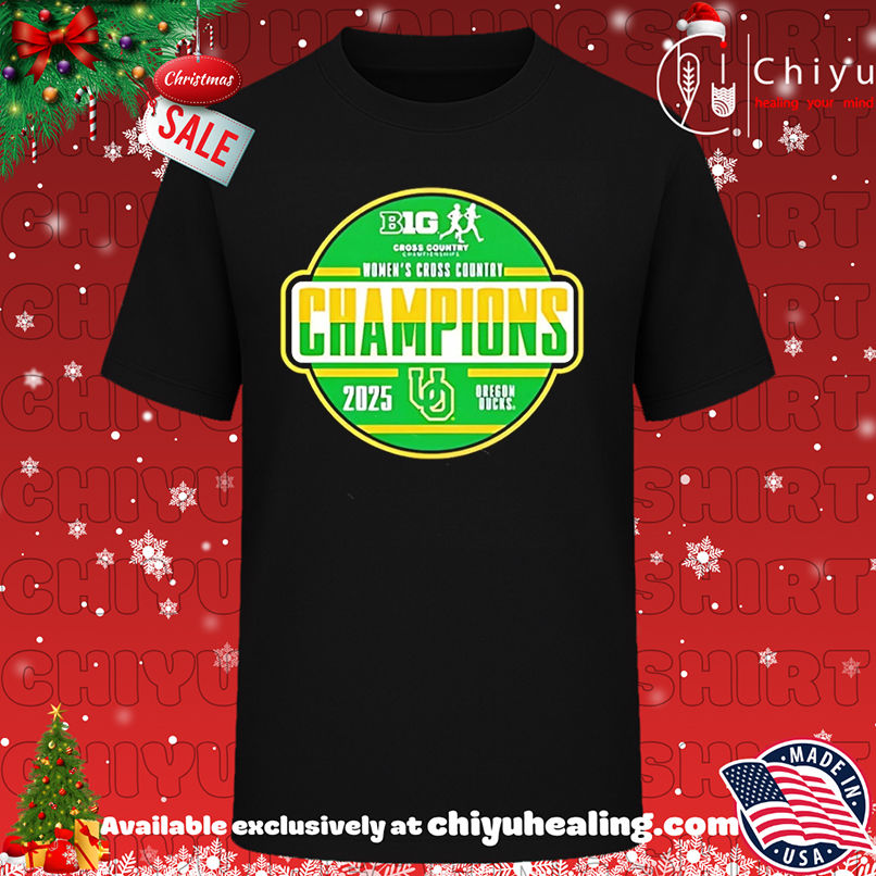 Oregon Ducks Women's Cross Country Champions 2025 shirt, Hoodie, Sweatshirt, Poster Canvas, Mug, Ornaments