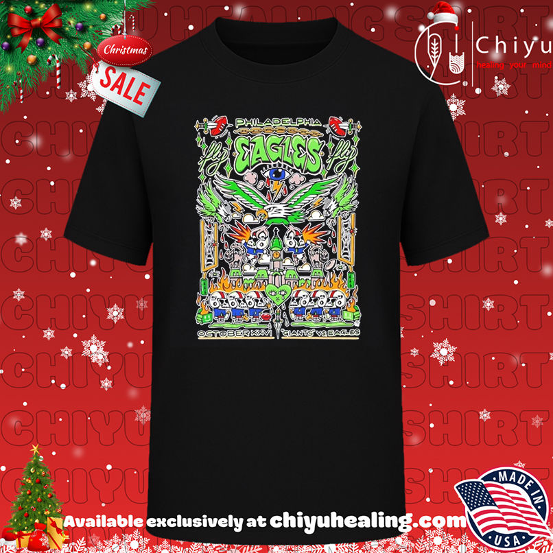 Philadelphia Eagles vs New York Giants Lincoln Financial Field in Philadelphia PA Oct 26, 2025 Poster shirt, Hoodie, Sweatshirt, Poster Canvas, Mug, Ornaments