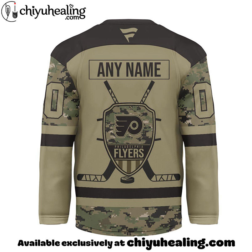 Philadelphia Flyers - Premium NHL Camo Army Hockey Jersey Philadelphia Flyers - Premium NHL Camo Army Hockey Jersey