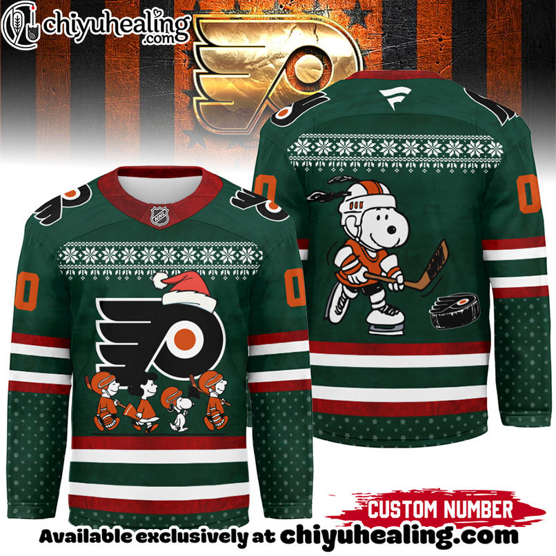 Philadelphia Flyers - Premium NHL Peanuts Snoopy Hockey Jersey