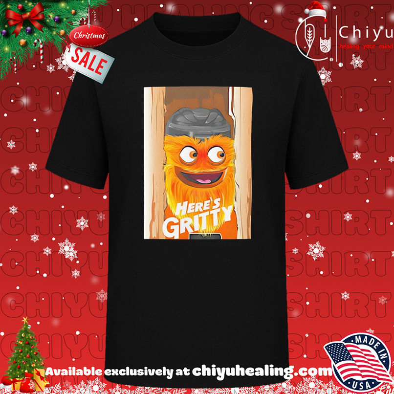 Philadelphia Hockey mascot Here's Gritty shirt, Hoodie, Sweatshirt, Poster Canvas, Mug, Ornaments