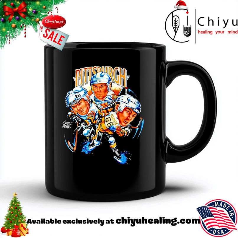 Pittsburgh Penguins Caricature Star signatures shirt, Hoodie, Sweatshirt, Poster Canvas, Mug, Ornaments