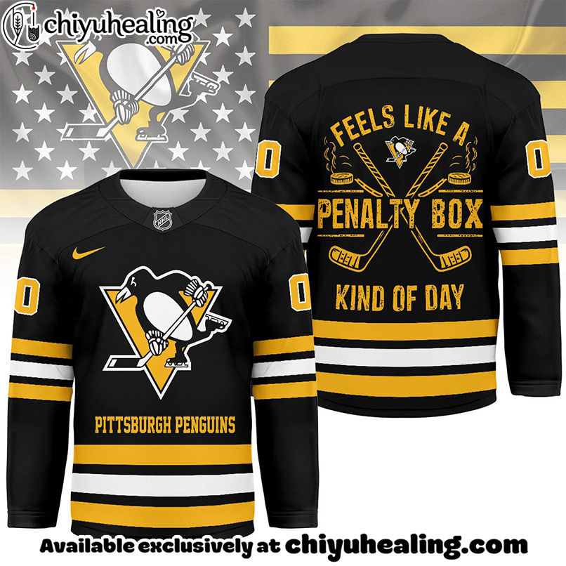 Pittsburgh Penguins - Premium NHL Feels Like a Penalty Day Long Jersey