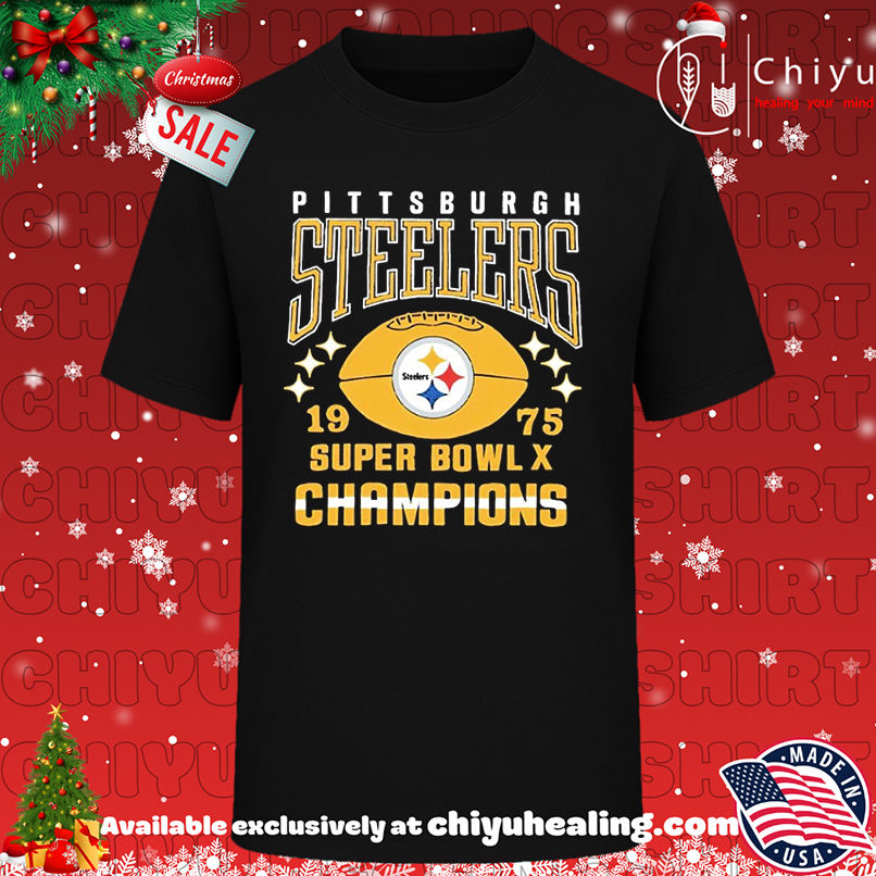 Pittsburgh Steelers 1975 Super Bowl X Champions shirt, Hoodie, Sweatshirt, Poster Canvas, Mug, Ornaments