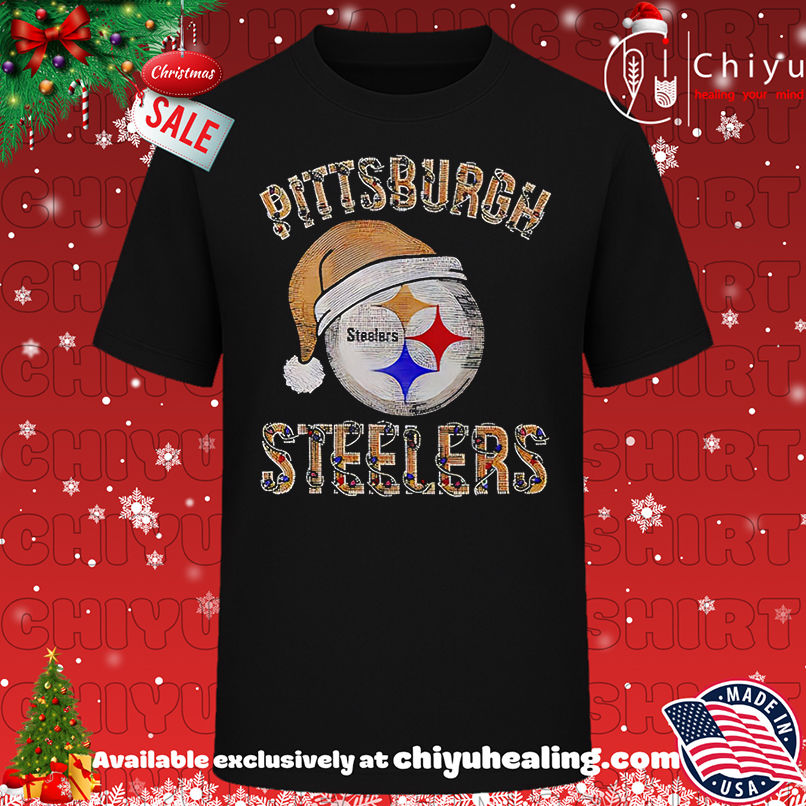 Pittsburgh Steelers Holiday studded with stones shirt, Hoodie, Sweatshirt, Poster Canvas, Mug, Ornaments