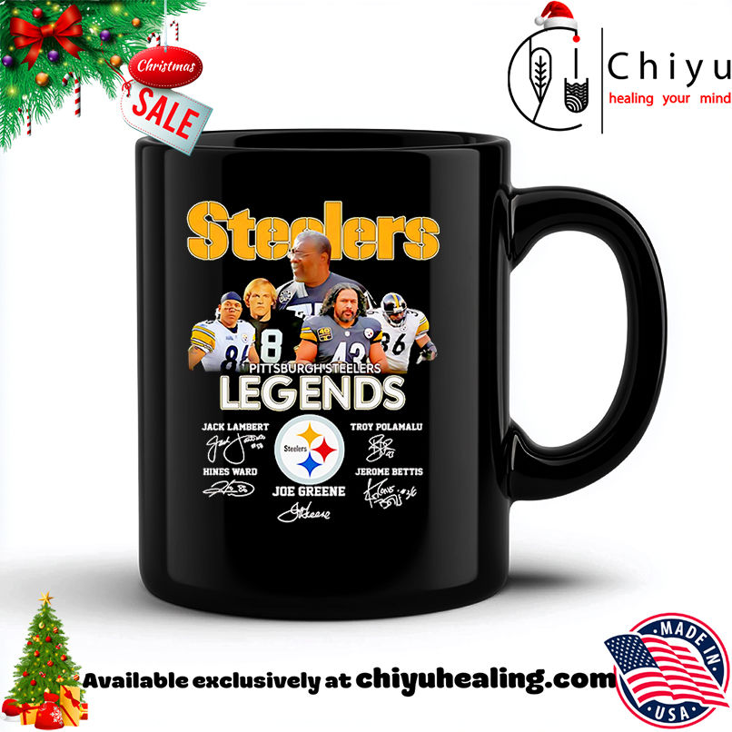 Pittsburgh Steelers Legends Jack Lambert Troy Polamalu Hines Ward Jerome Bettis and Joe Greene shirt, Hoodie, Sweatshirt, Poster Canvas, Mug, Ornaments