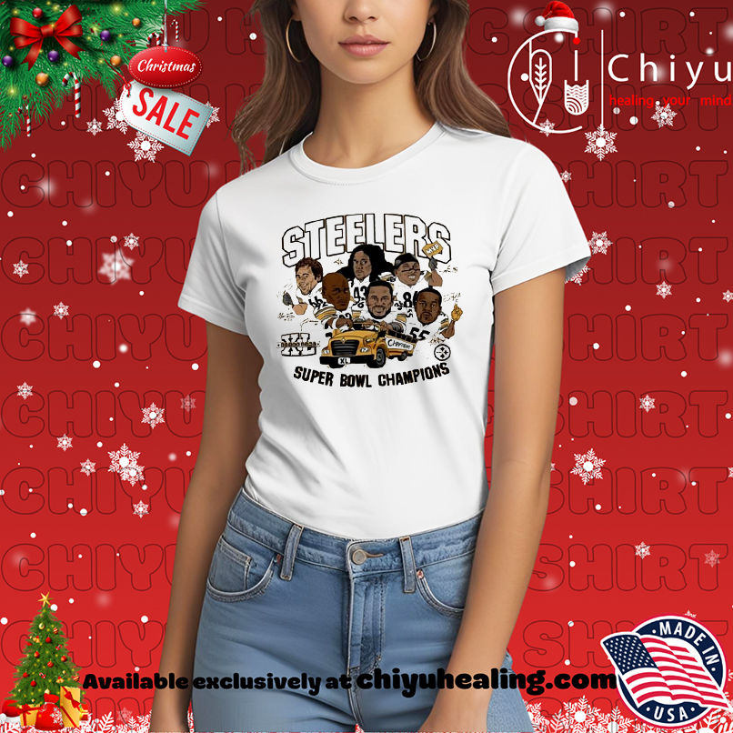 Pittsburgh Steelers Super Bowl Champions Players Caricature Signatures shirt, Hoodie, Sweatshirt, Poster Canvas, Mug, Ornaments