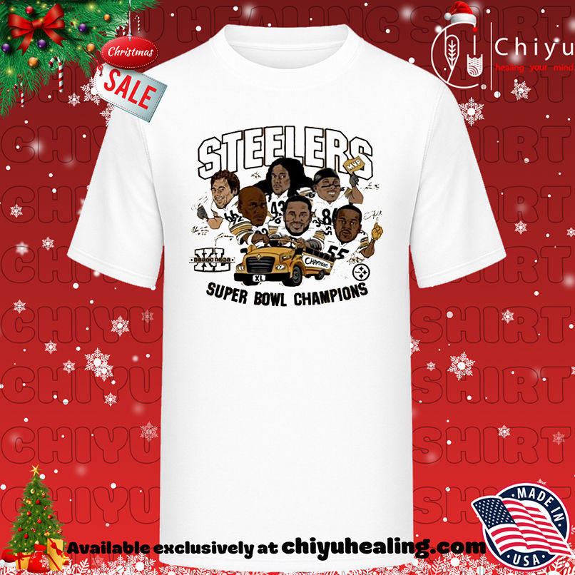 Pittsburgh Steelers Super Bowl Champions Players Caricature Signatures shirt, Hoodie, Sweatshirt, Poster Canvas, Mug, Ornaments