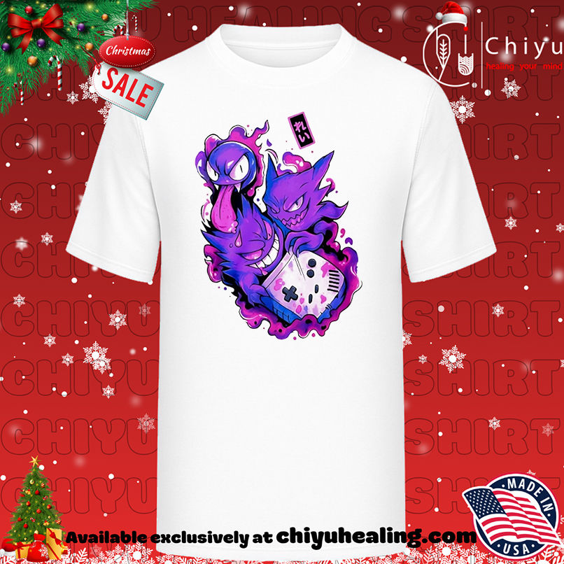 Pokemon Game Console Gastly Haunter Gengar Characters Shirt, Hoodie, Sweatshirt, Poster Canvas, Mug, Ornaments