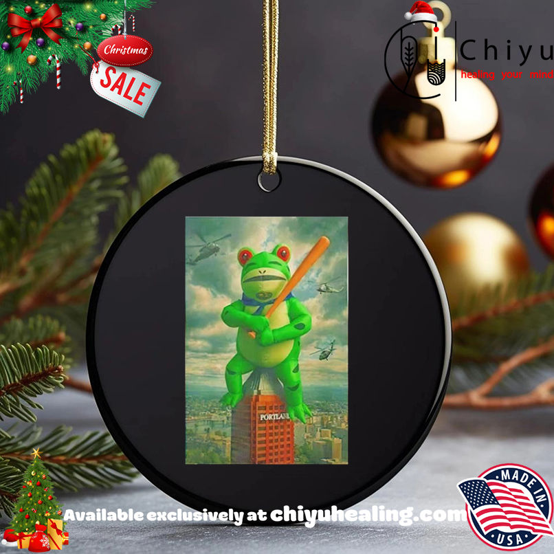 Portland Frog Hero Anti Ice Meme shirt, Hoodie, Sweatshirt, Poster Canvas, Mug, Ornaments