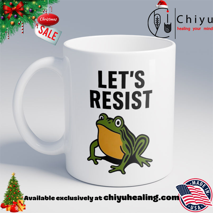 Portland Frog Protest Lets Resist shirt, Hoodie, Sweatshirt, Poster Canvas, Mug, Ornaments