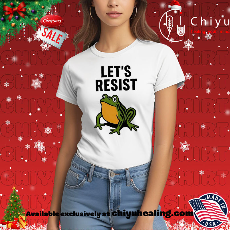 Portland Frog Protest Lets Resist shirt, Hoodie, Sweatshirt, Poster Canvas, Mug, Ornaments