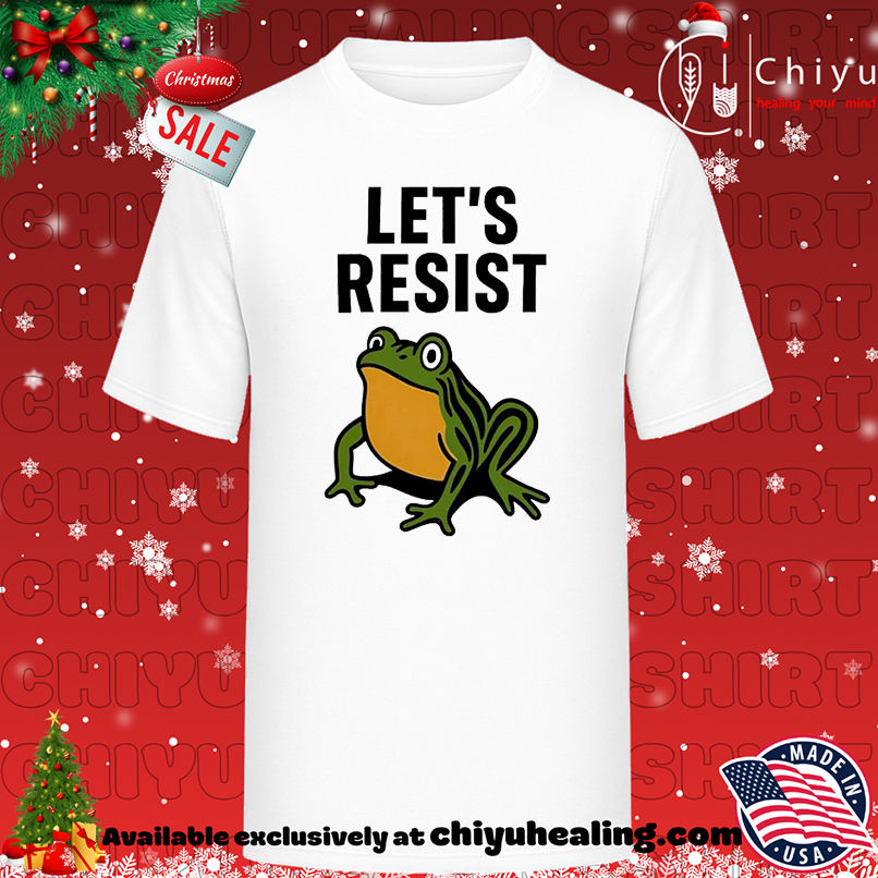 Portland Frog Protest Lets Resist shirt, Hoodie, Sweatshirt, Poster Canvas, Mug, Ornaments