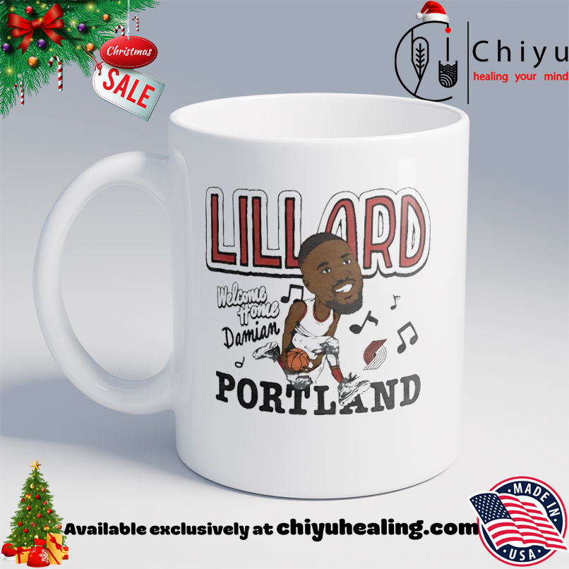 Portland Trail Blazers Damian Lillard Welcome Home caricature shirt, Hoodie, Sweatshirt, Poster Canvas, Mug, Ornaments