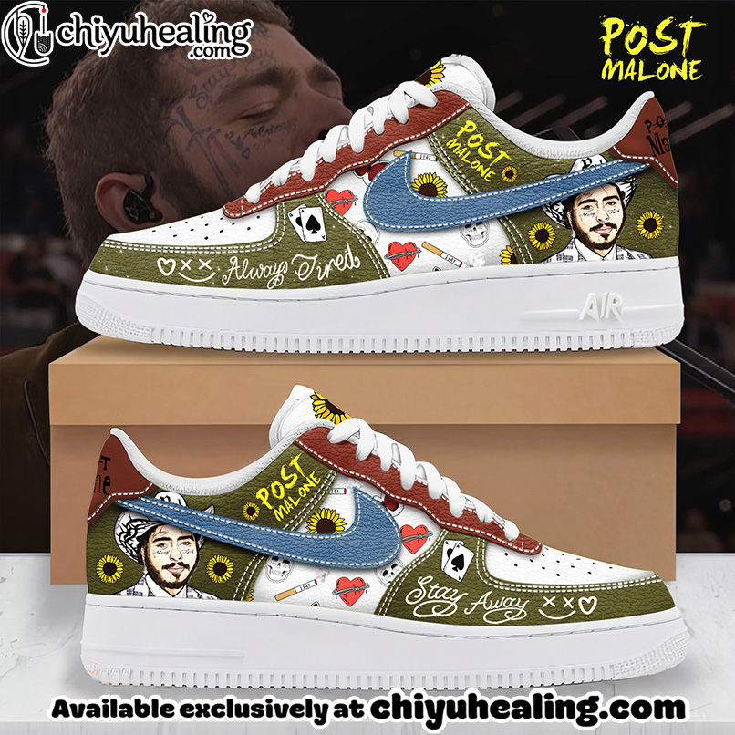Post Malone Air Low-Top Sneakers Shoes For Men And Women