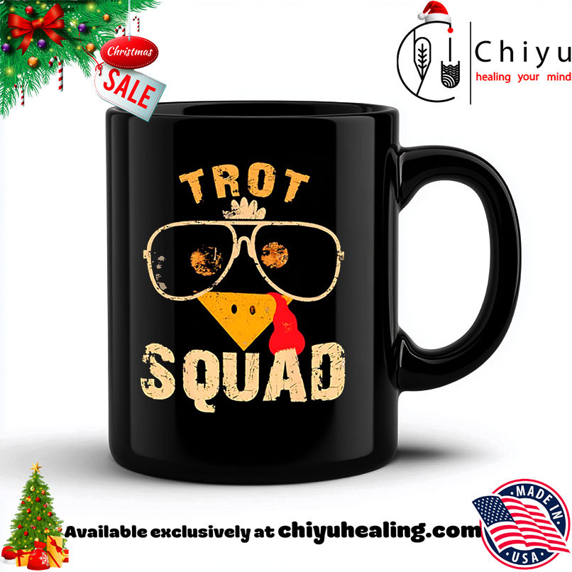 Premium Thanksgiving Turkey Trot Squad 2025 Trot Race shirt, Hoodie, Sweatshirt, Poster Canvas, Mug, Ornaments