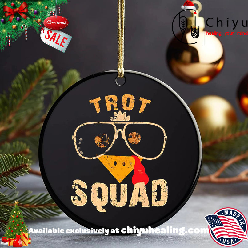 Premium Thanksgiving Turkey Trot Squad 2025 Trot Race shirt, Hoodie, Sweatshirt, Poster Canvas, Mug, Ornaments