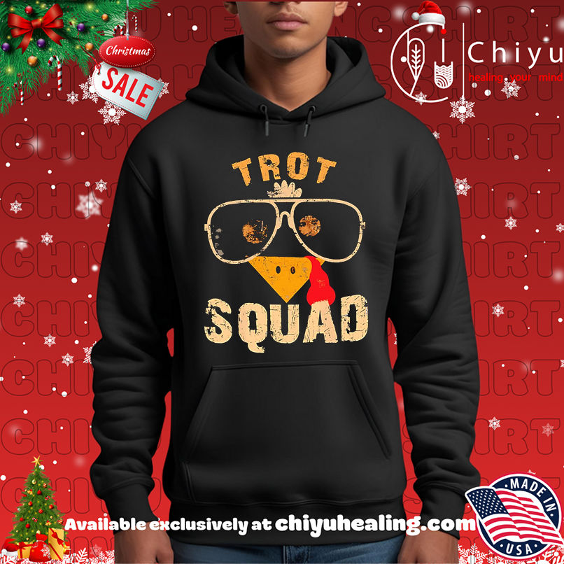 Premium Thanksgiving Turkey Trot Squad 2025 Trot Race shirt, Hoodie, Sweatshirt, Poster Canvas, Mug, Ornaments