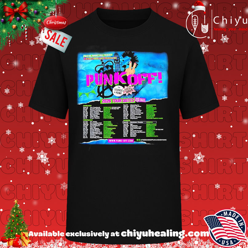 Punk Off The Sounds of Punk & New Wave Tour 2026 Shirt, Hoodie, Sweatshirt, Poster Canvas, Mug, Ornaments