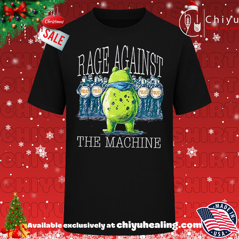 Rage Against The Machine Portland Frog Protest Funny Political shirt, Hoodie, Sweatshirt, Poster Canvas, Mug, Ornaments