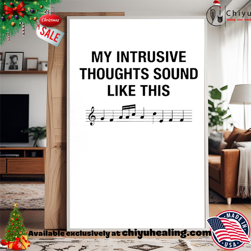 Rosalía wearing my intrusive thoughts sound like this shirt, Hoodie, Sweatshirt, Poster Canvas, Mug, Ornaments