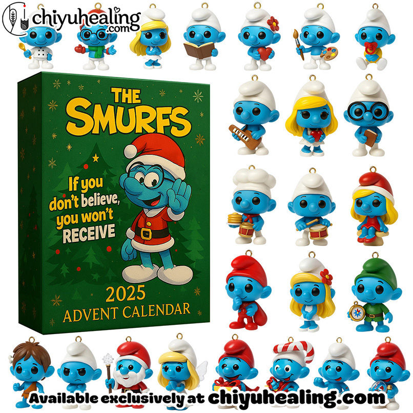 the Smurfs Premium Advent Calendar 2025 CHRISTMAS GIFT, CHRISTMAS IDEA, Christmas Countdown Advent Calendar Gift Box with 24 Acrylic Ornaments the Smurfs Premium Advent Calendar 2025 CHRISTMAS GIFT, CHRISTMAS IDEA, Christmas Countdown Advent Calendar Gift Box with 24 Acrylic Ornaments