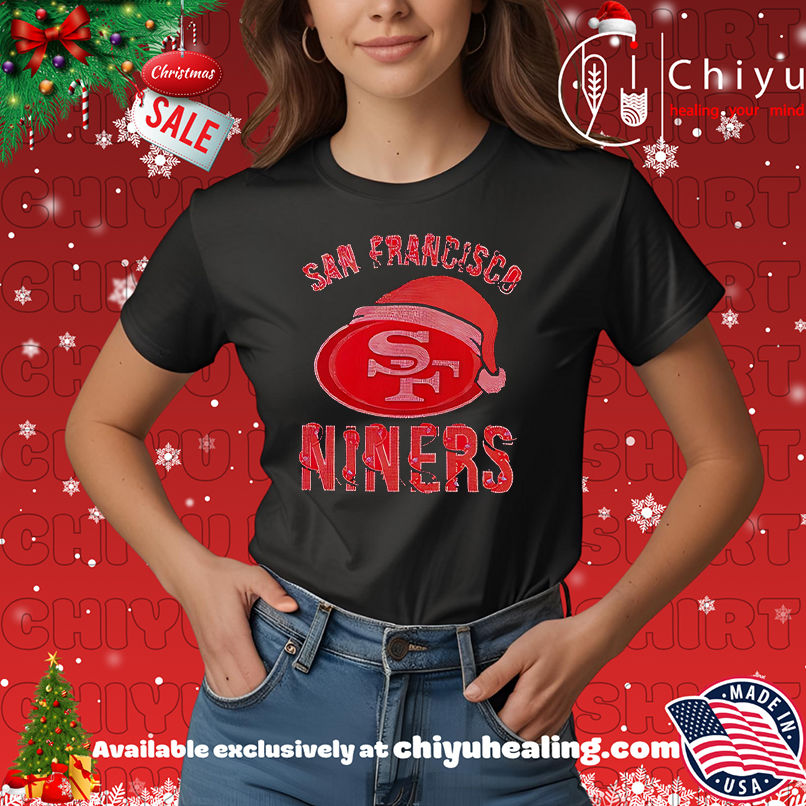 San Francisco 49ers Holiday studded with stones shirt, Hoodie, Sweatshirt, Poster Canvas, Mug, Ornaments