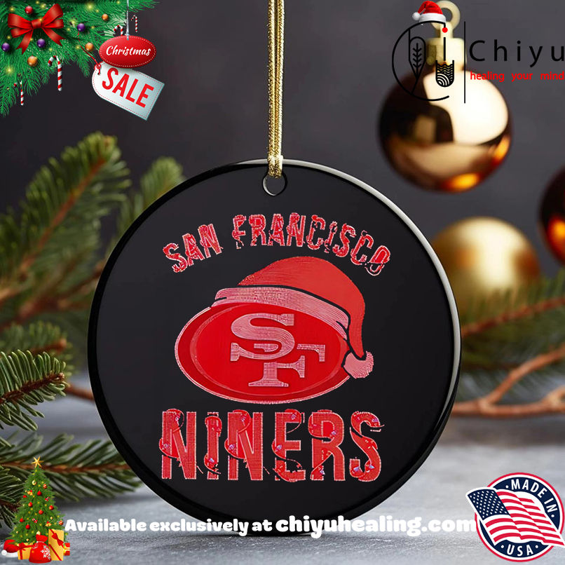 San Francisco 49ers Holiday studded with stones shirt, Hoodie, Sweatshirt, Poster Canvas, Mug, Ornaments