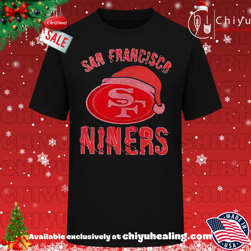 San Francisco 49ers Holiday studded with stones shirt, Hoodie, Sweatshirt, Poster Canvas, Mug, Ornaments