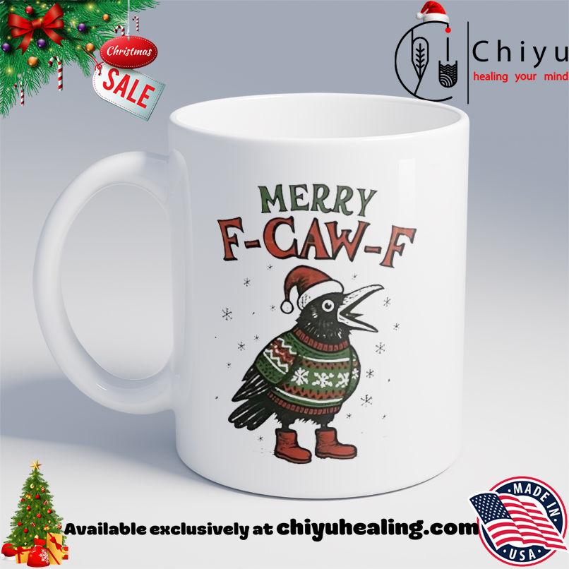 Santa Raven Merry F Caw F Christmas T-shirt, Hoodie, Sweatshirt, Poster Canvas, Mug, Ornaments 6 Santa Raven Merry F Caw F Christmas T-shirt, Hoodie, Sweatshirt, Poster Canvas, Mug, Ornaments