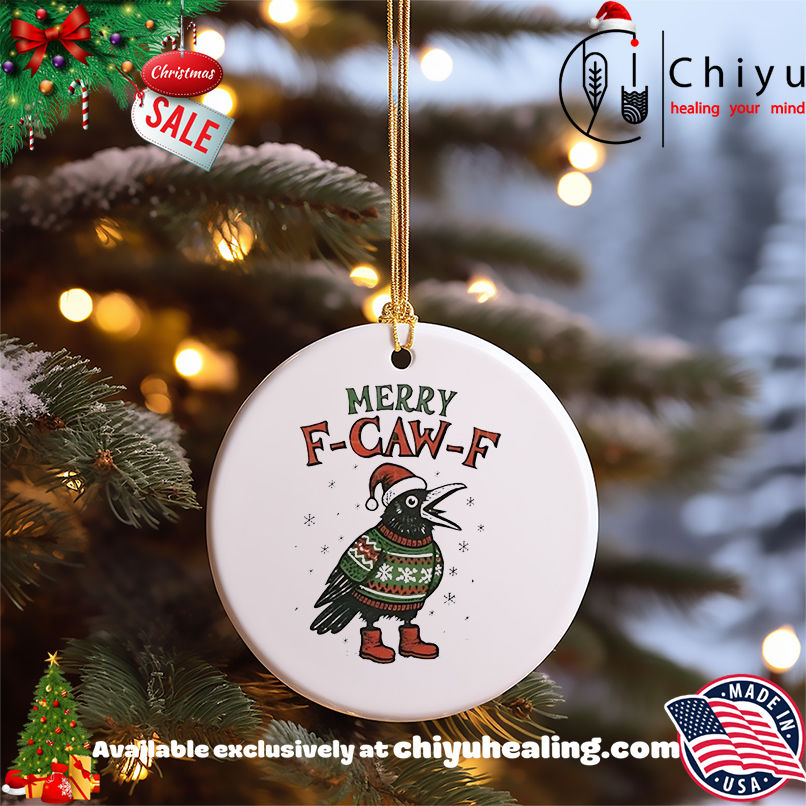 Santa Raven Merry F Caw F Christmas T-shirt, Hoodie, Sweatshirt, Poster Canvas, Mug, Ornaments 5 Santa Raven Merry F Caw F Christmas T-shirt, Hoodie, Sweatshirt, Poster Canvas, Mug, Ornaments