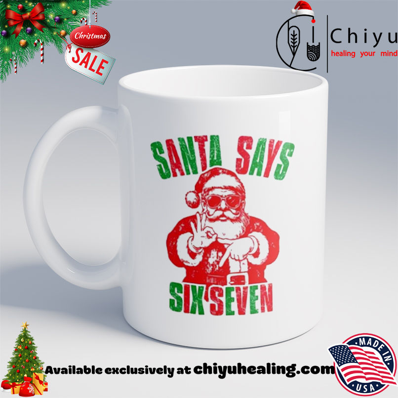Santa Six Seven Christmas 2025 shirt, Hoodie, Sweatshirt, Poster Canvas, Mug, Ornaments
