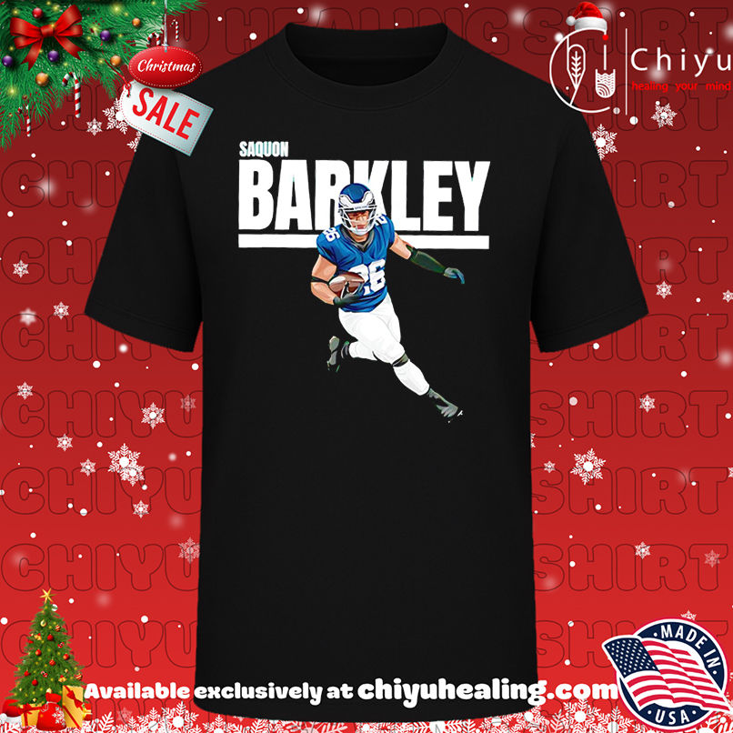 Saquon Barkley Philadelphia Eagles Football running shirt, Hoodie, Sweatshirt, Poster Canvas, Mug, Ornaments