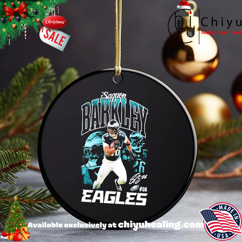 Saquon Barkley Philadelphia Eagles Triple Pic graphic shirt, Hoodie, Sweatshirt, Poster Canvas, Mug, Ornaments