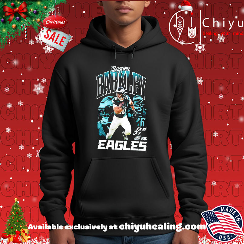 Saquon Barkley Philadelphia Eagles Triple Pic graphic shirt Saquon Barkley Philadelphia Eagles Triple Pic graphic shirt