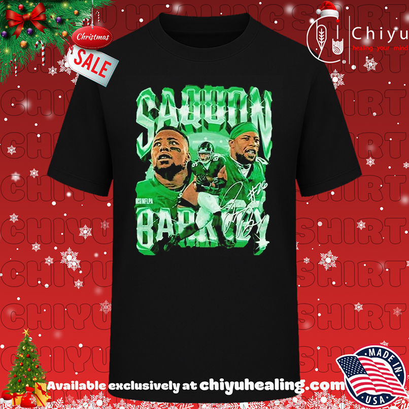 Saquon Barkley Philadelphia Eagles Vintage Signature shirt, Hoodie, Sweatshirt, Poster Canvas, Mug, Ornaments