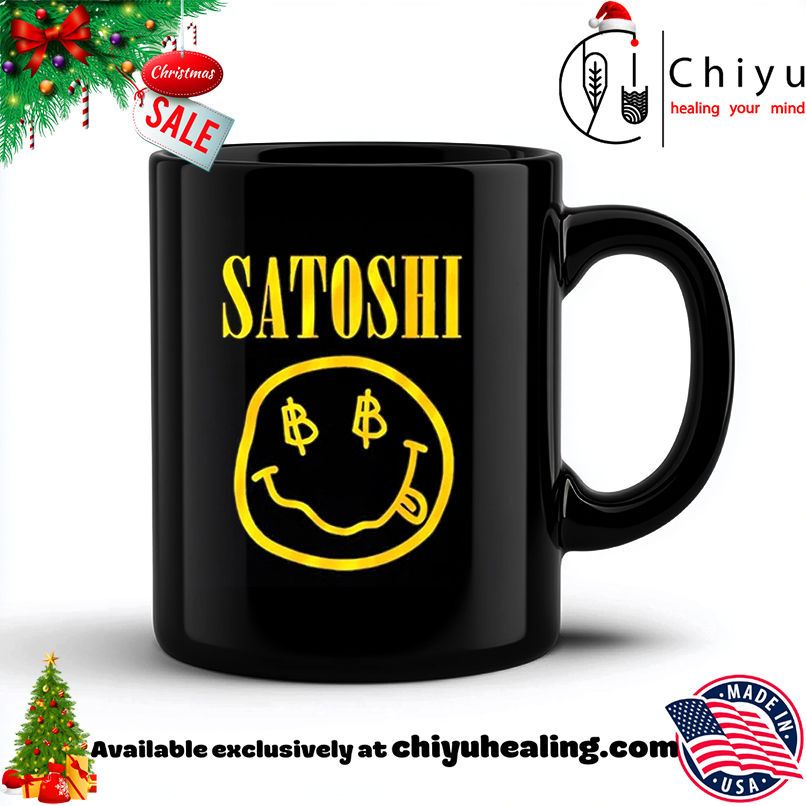 Satoshi Bitcoin Nirvana shirt, Hoodie, Sweatshirt, Poster Canvas, Mug, Ornaments