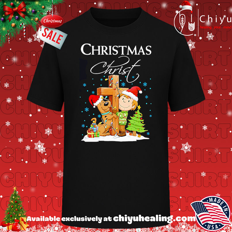 Scooby Doo Christmas Being With Christ Shirt, Hoodie, Sweatshirt, Poster Canvas, Mug, Ornaments