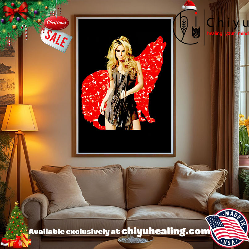 Shakira She Wolf classic shirt, Hoodie, Sweatshirt, Poster Canvas, Mug, Ornaments