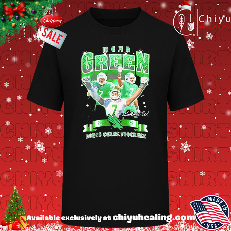 Shane Whitter North Texas Mean Green 2025 Signature T-shirt, Hoodie, Sweatshirt, Poster Canvas, Mug, Ornaments
