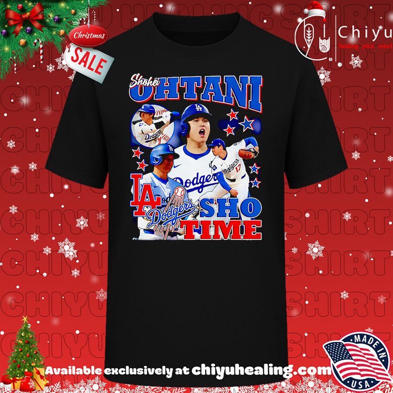 Shohei Ohtani LA Dodgers Sho Time vintage shirt, Hoodie, Sweatshirt, Poster Canvas, Mug, Ornaments