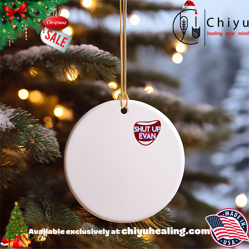 Shut Up Evan Logo shirt, Hoodie, Sweatshirt, Poster Canvas, Mug, Ornaments