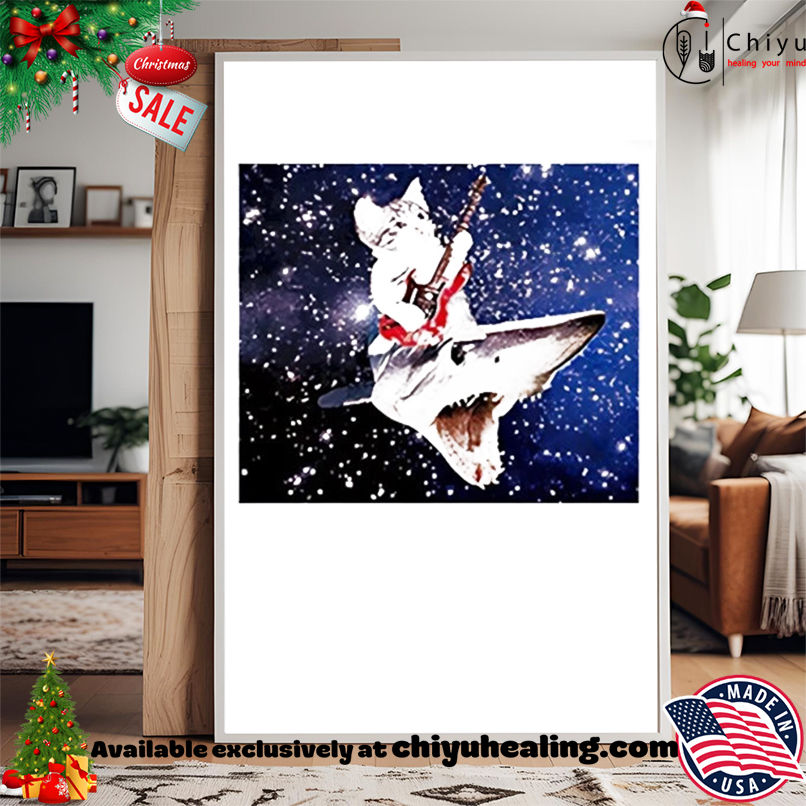 Silly Cats Guitars Allowed Sharks T-shirt Silly Cats Guitars Allowed Sharks T-shirt